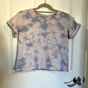 Tie Dye Crop Shirt